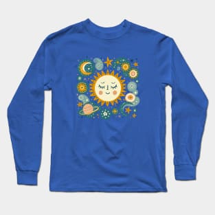 Serenity in the Cosmos Long Sleeve T-Shirt